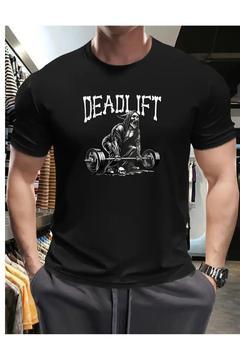 DEADLIFT BASKILI OVERSİZE TSHIRT