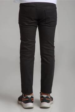 Unısex Genç Boy Lise Likralı Spor Model Üstten Cepli Kanvars Okul Pantolon