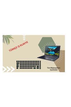 Klavye Sticker, Türkçe Q Klavye Etiketi Laptop Pc Sticker Yeşil