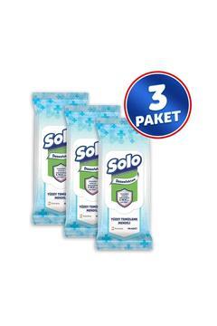 Dezenfektan Yüzey Temizleyici Islak Mendil 3'lü 120 Yaprak