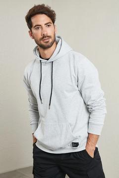 Kanguru Cepli Şardonlu Slim Fit Kapüşonlu Kışlık Sweat Erkek Sweat 5975002