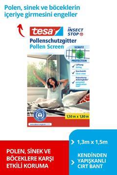 Polen Filtresi Ve Sineklik, Etkin Koruma, Kolay Montaj, Siyah, 130cm X 150cm