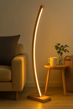 Vilinze Jedi Ahşap LED Dekoratif Ayaklı Lambader