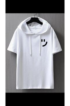 oversize beyaz siyah baskılı tşhirt