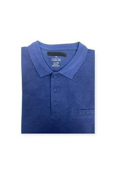 Erkek Büyük Beden Polo Yaka Selanik Örgü Kazak 2142