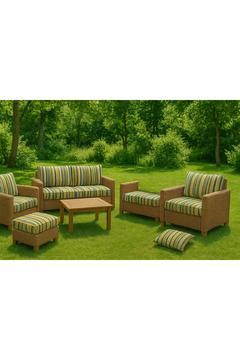 SOLANDO DIŞ MEKAN DÖŞEMELİK KUMAŞ BAHÇE MOBİLYASI MİNDER KOLTUK PUF