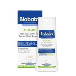 Biobaby Bebek Kuru ve Çok Kuru Ciltler İçin Saç ve Vücut Şampuanı 300 ml