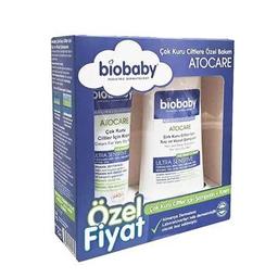 Biobaby Bebek Kuru ve Çok Kuru Ciltler İçin Şampuan ve Krem Seti