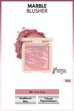 Marble Baked Blusher Fırınlanmış Allık - 03 Pink Aura