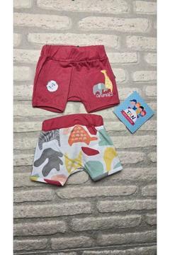 Timsah Desenli 2'li Tişört