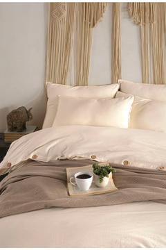 Pure Natural %100 Pamuklu Yıkamalı Çift Kişilik Çarşaf Set 240*260