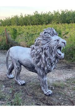 HEYKEL 2.30 METRE FİBERGLAS DEKORASYON DEV ASLAN