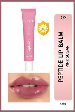 Peptide Lip Balm SPF 30 Nemlendirici ve Parlatıcı Renkli Dudak Balmı - 03 Pink Sugar - Pembe