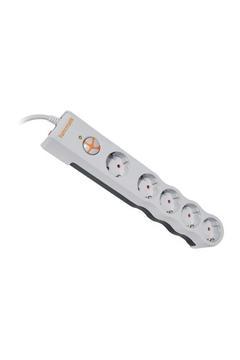 Şok Akım Korumalı Beşli Grup Priz 5Li 1.5mt Kablolu Anahtarlı (Beşli 1.5 Metre)