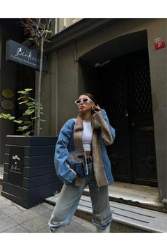 CHANEL GARNİLİ KOT MONT - Bej - L