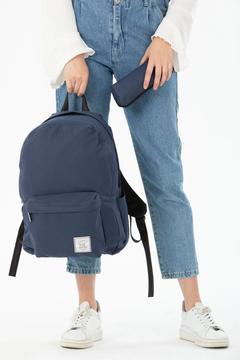 Unisex Ortopedik Su Geçirmez Leptop Bölmeli Hafif Günlük ve Okul Sırt Çantası ve Kalemlik