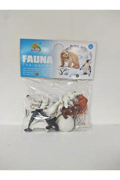 Oyuncak Kutup Hayvanları 12 Adet Kutup Ayısı Iglo Fok Balina Kurt Geyik Kılıç Balığı