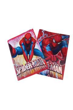 Örümcek Adam Geçmeli Plastik Hazır A4 boy Defter Kabı 2 li (KİTAP İÇİN KULLANILMAZ.)