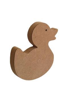 25 cm Ahşap Ördek Dik Durabilen Boyanabilir