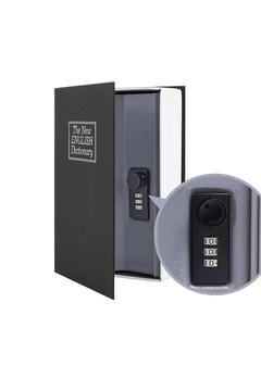 24cm Xl Büyük Boy Kitap Şeklinde Gizli Kasa Şifreli Kilitli Sözlük Para Mücevher Kasası