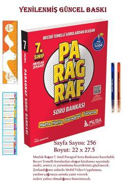MB 7. Sınıf Paragraf Soru Bankası 2025--2026 ve 2 Adet Tükenmez Kalem+Sezgistore Cetvel Ayraç