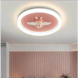 Melek Modern Tasarım 3 Renk Ledli Plafonyer Ledli Avize Çoçuk Odası Avizesi