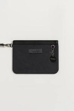 Unisex Kot Kumaş Bilekten Askılı El ve Evrak Çantası