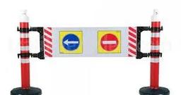 Dubalı Uyarı Bariyerleri Kauçuk Tabanlı (Baskılı)