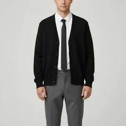 Erkek Hırka - Siyah