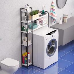 Egem 5 Raflı Çamaşır Makinesi Üstü Düzenleyici Beyaz