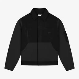 Nylon/Wool Combo Jacket 'Black'