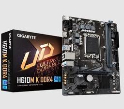 GIGABYTE H610M-K-DDR4 PCIe 4.0 Design Gen3 x4 M.2 GbE LAN Anti-Sulfur Resistor Smart Fan 6