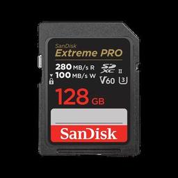 Sandisk SDSDXEP-128G-GN4IN 128 GB 280-100Mb/s Extreme Pro UHS-II V60 U3 SD Kart