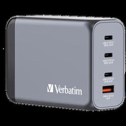 Verbatim 32205 GNC-240 240W 3x USB Type C USB 4 Bağlantılı GaN Şarj Adaptörü