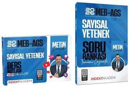 İndeks Akademi 2026 MEB-AGS Sayısal Yetenek Video Ders Notları + Soru Bankası 2 li Set - Metin Şimşek İndeks Akademi Yayıncılık