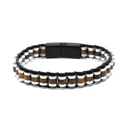 Kaplan Gözü ve Hematit Sertifikalı Doğal Taş Bileklik SPF-A-091 - Doğal Taş - standart