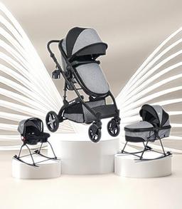 Maxi Taxi Fast Pro Completto 4in1 Gri Travel Sistem Bebek Arabası
