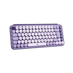 Logitech Pop Keys 920-011527 Türkçe Q Lila Kablosuz Klavye