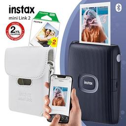 Fujifilm Instax Mini Link 2 Uzay Mavisi Akıllı Telefon Yazıcısı Ve Çantalı Hediye Seti 4
