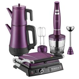 Aryıldız Mania Mor Elektrikli Çeyiz Seti