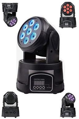 Quenlite Wash-107 7x10 W Rgbw DMX Moving Head Robot Sahne Işık Sistemi