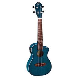 Ortega Ruocean-Ce Ocean Blue Elektro Concert Ukulele