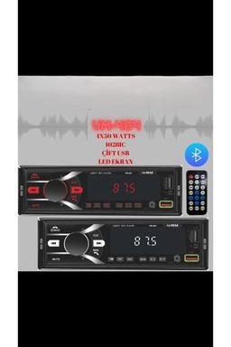 Harbass Çift Usb Girişli Bluetooth Oto Teyp Araba Teybi Radyo Sd Aux Teyp Amfi Çıkışlı Kumandalı 215