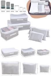 6'lı Hurç Seti Bavul Ve Valiz Seyahat Organizeri Hurç