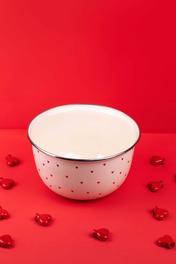 EMAYlab Cupid Emaye Karıştırma Ve Salata Kabı 24cm 4 Litre (OCAĞA DA KOYULABİLİR)