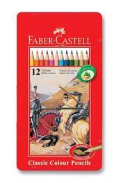 Faber-Castell Metal Kutu Boya Kalemi 12 Renk