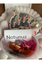 Melba Bijuteri Kinder Joy Sürpriz Yumurta içerisinde Kalpli Yüzük Ciddi İlişki Yüzüğü