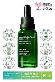 Cosmogenesis Labs Peeling Etkili Aha Bha Cilt Serumu 30ml Vegan Ölü Hücre Temizleyici (%10 AHA - %2 SALİCYLİC ACİD)