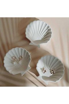 Orange Atelier 3'lü Dekoratif Beton Istiridye Takı Tabağı Stonnısh