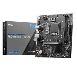 MSI PRO H610M-E DDR4 Intel LGA1700 M2 MicroATX Anakart